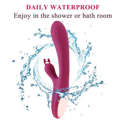 Adult sex toys Vibrators G-spot 10 Speeds USB Rechargeable Powerful Dildo Rabbit Vibrator for Women Clitoris stimulation Massage