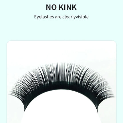 NATUHANA 16Rows B C cc D Eyelash Extensions Individual False Cilio Natural Soft Mink Lashes High Quality Matte Fake Eyelashes