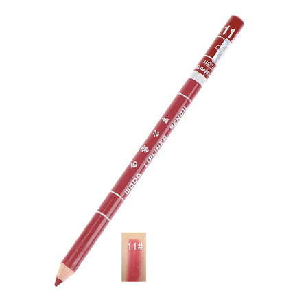 1PC Professional Wood Lip Liner Waterproof Lady Long Lasting Lip Liner Pencil Makeup Women's Long Lasting Cosmetic Beauty Tool