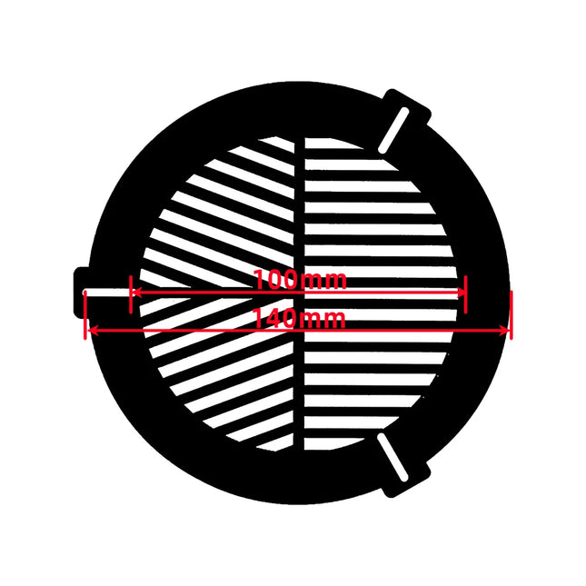 EYSDON Bahtinov Mask Focusing Mask Fish Bone Plate for Telescopes (for Outer Diameter from 100mm-140mm)