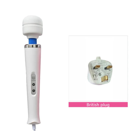 BLACKWOLF New 10 Speeds Magic Wand Massager Big Magic Wand Massage Stick AV Vibrators Sexy Clit Sex Toys for Women European plug