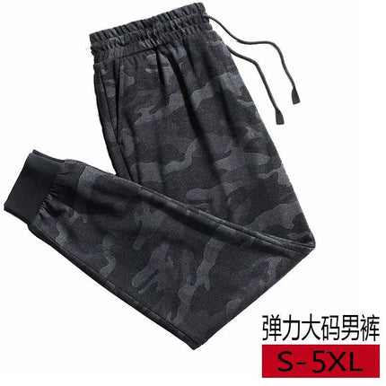 Plus Size 5XL Streetwear Loose Pants Men Joggers 2022 Man Casual camo hip hop Harem Pants Men Camouflage Beam Feet sweatpants