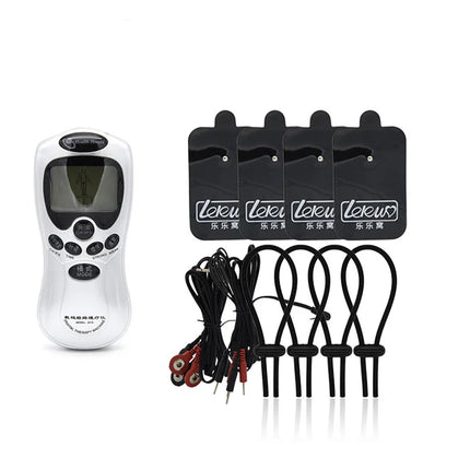 Electro Shock Penis Ring Bdsm Strong Electric Stimulate Therapy Massager Pad Penis Extender Enlargement Sex Toy Male Masturbator