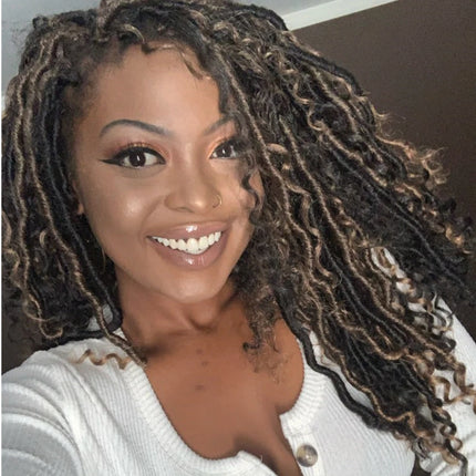 Goddess Locs Synthetic Crochet Hair river locs crochet hair  Locks Crochet hair faux locs fulcrum 14inch 18inch Beauty