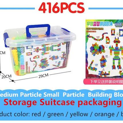 Hot toy toys For kids Inserting and assembling Large particle Building Blocks educational toys DIY Constructor toys For children