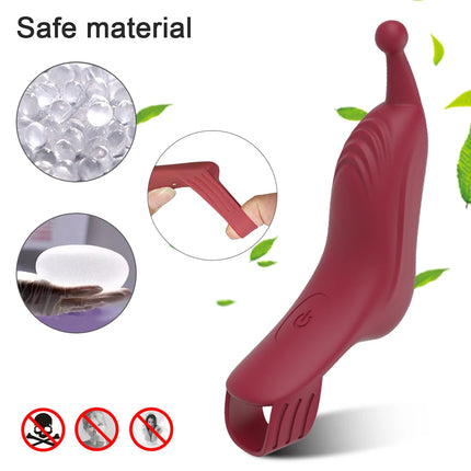 Finger Vibrator Clitoris G Spot Stimulator Massager Female Erotic Toys Adult Supplies Lesbian Couples Sex Toys for Woman 18+