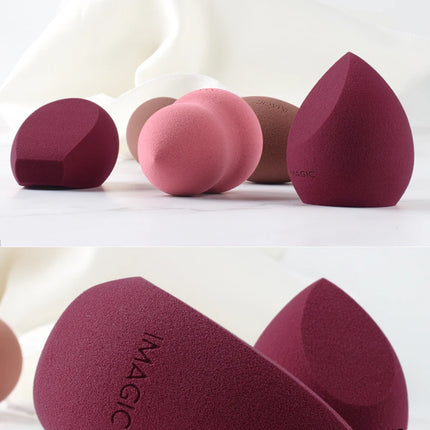 IMAGIC beauty sponge 3pcs face wash puff gourd water drop puff wet and dry makeup sponge tool