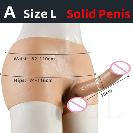 Skin Feeling Strap on Realistic Dildo Huge Big Penis Strap-On Panties Lesbian Strapon Dilldo for Woman Men Sex Toys for Couple