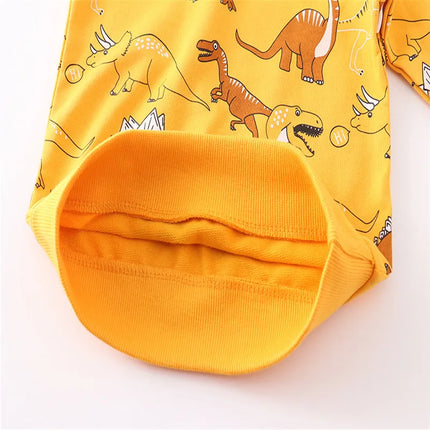 Jumping Meters New Arrivals Boys Girls Clothes Dinosaurs Print Autumn Spring Children's Clothes Hot Selling Kids Sweaters Tops
