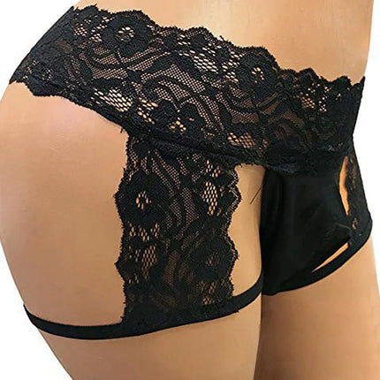 Men's Sexy Panties Sissy Underwear Lace Thongs Enhance Pouch Bikini Briefs Underpants Male Breathable                  Underwear