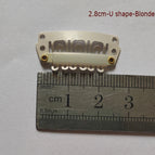 2.8cm U shape blonde