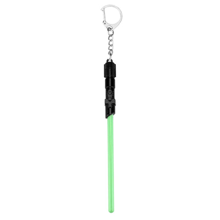 1 PCS Cosplay Toys Star Metal Keychain Lightsaber Light Saber Telescopic Key Ring Figure Toys