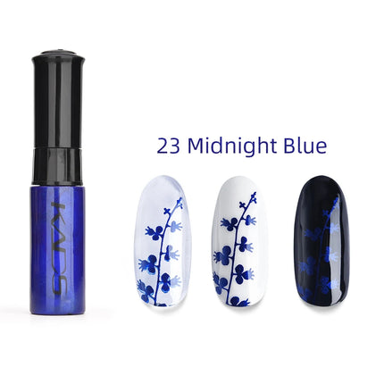 KADS Nail Art Stamping Polish 1 Bottle White Black Gold Stamping Nail Lacquer of Acrylic Paint Tool Beauty Decoration Vernish