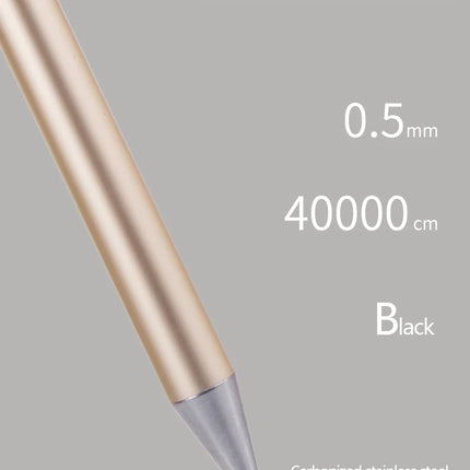 Deli Metal Gel Pen Rollerball Caneta ручка Ballpoint 0.5MM Signing Pens for Office Students Business Stationary Supplies