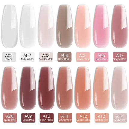 50ml TPO Free Jelly Nail Extension Gel Nail Builder French Nail Gum Venalisa Clear Natural Color Soak Off UV Construction Gel