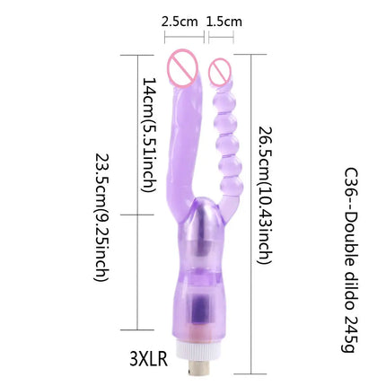 FREDORCH Lot Types Traditional Sex Machine A2 / F2 Attachment 3XLR Attachment Dildo Suction Cup Sex Love Machine For Women Man