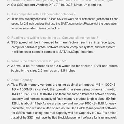 SSD Drive HDD 2.5 Hard Disk SSD 120GB 240GB 1TB 512GB 128GB 256GB HD SATA 4TB Disk Internal Hard Drive for Laptop PC KingSpec