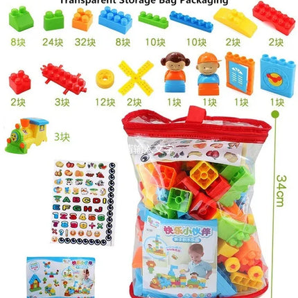 Hot toy toys For kids Inserting and assembling Large particle Building Blocks educational toys DIY Constructor toys For children