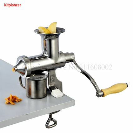 Upgraded Wheatgrass Juicer Hand Operation Stainless Steel Fruit Vegetable Squeezer Orange Juice Presser