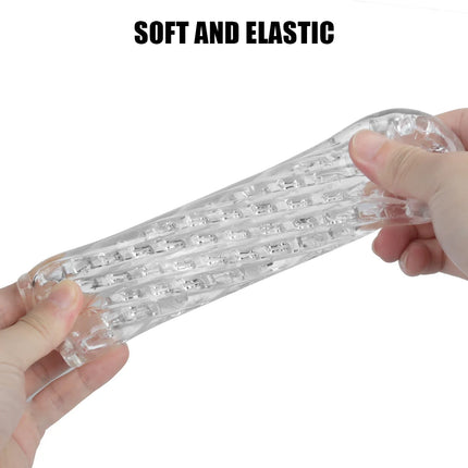 Transparent Male Masturbator Cup Pussy Vaginal for Men 18 Penis Pump Glans Sucking Delay Exerciser Sex Toys Adult Product Erotic