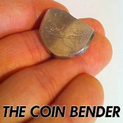 Coin Bender Magic Tricks Bend Borrowed Signed Coin Magia Magician Close Up Illusions Gimmick Props Mentalism Funny