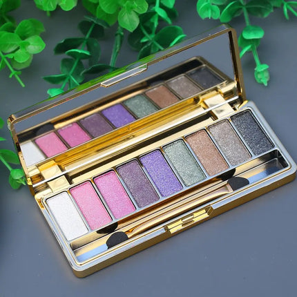 9 colors Fashion Eyeshadow Palette Matte Eyeshadow Glitter Eye Shadow Makeup Cosmetics For Women Wholesale Nude Shades