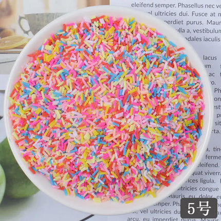 20g Fake Sprinkles Decoration For slime Filler DIY Slime Supplie simulation Candy Cake Dessert Accessories Toy for children Gift