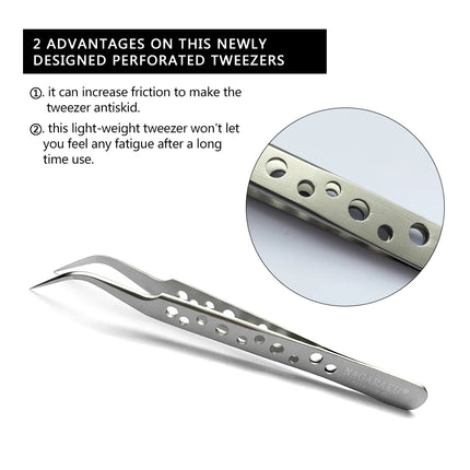 NAGARAKU Makeup Eyelashes 2pcs set N-01 N-02  Eyelashes Tweezers NH-12 NH-15  Accurate Lashes ST-12 ST-15  Pincet Stainless