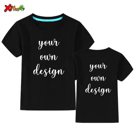 Custom long sleeves Shirt Kids Personalized photo Shirt Children Tshirt name clothing Girl Boy shirt  Toddler logo Design Shirt