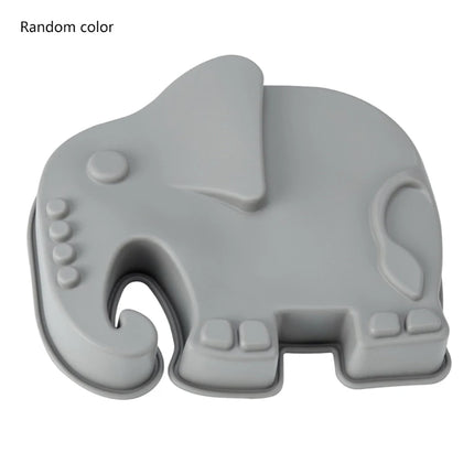 Creative 3D Silicone Cake Mould Animal Moulds Elephant Butterfly Frog Owl Shaped Jelly Molds High Temperature Cakes Pans