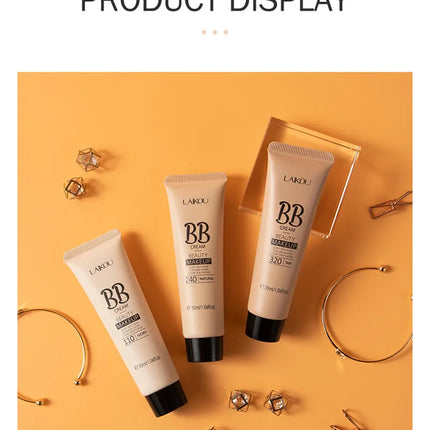 BB Cream Base Makeup Long Lasting Waterproof Brighten Skin Tone Cover Blemishes 30ml Concealer Foundation Liquid Face Makeup
