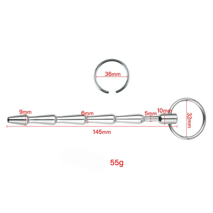 Penis Plug Male Urethral Dilator Metal Urethral Lock Catheter Sounding Chastity Bondage Adult Products Sex Toys for Men