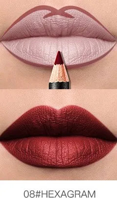Pudaier Lip Liner Waterproof Durable Decolorization Nude Lip Gloss Matte Lipliner Lipstick Pen Hot Selling