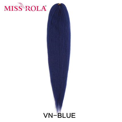 Miss Rola Synthetic 26 Inches 75g Kanekalon Hair Wholesale Bulk Braid Hair Extension Pre Stretched Pink Blonde Twist Jumbo Braid