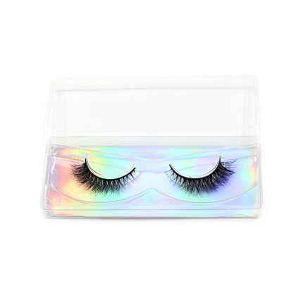 LEHUAMAO Makeup Mink Lashes 3D Short Mink Eyelashes Natural False Eyelashes Fluffy Mink Lashes Extension 12mm-15mm Eyelashes