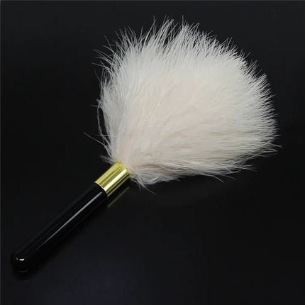 Candiway Sexy Soft Flirting Feather Tickler Special Metal Handle  BDSM Erotic Adult Sex Toys For Couples