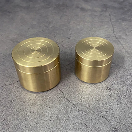 Fun Double Brass Box Magic Tricks Coin/Ring Into Metal Box Gimmick Close up Magic Props Illusios Street Magic Magician