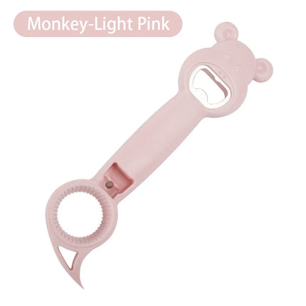 Multifunctional Four-In-One Safety Can Bottle Opener Household Canned Bottle Cap Screwing Device Home Tool