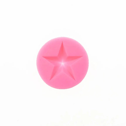 Silicone world Five-pointed Star Silicone Molds Fondant Cakes Chocolate Dessert Lace Decor Tools DIY Pastry Baking Tools
