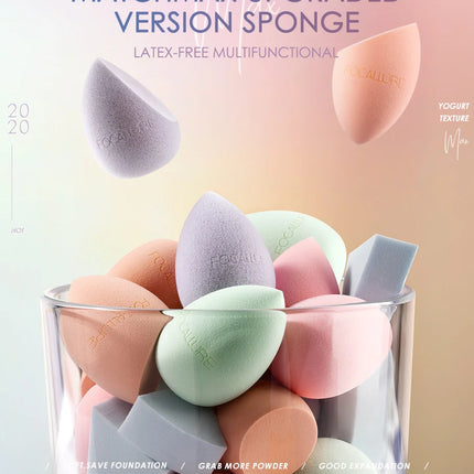 Wholesale FOCALLURE Beauty Egg Makeup Blender Cosmetics Sponge Puff Makeup Sponge Cushion Foundation Powder Beauty Makeup Tool