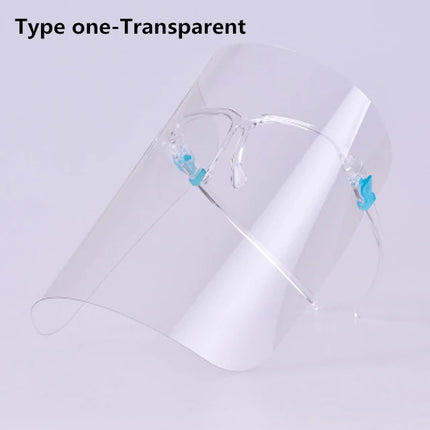 Kitchen Transparent Face Shield Anti-Oil Onion Goggles Dust-Proof Face Protective Mask Mascarilla Reutilizable Cooking Tools