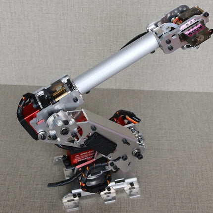 Arduino 7 Dof Large Suction Air Pump Robot Arm Multi DOF Manipulator Mindustrial Robotic Model 6-Axis Robot Claw Gripper