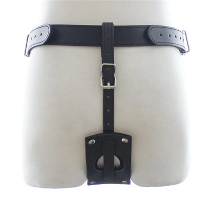 PU Leather Vibrating Butt Plug Harness Male Chastity Belt Panties Device with Vibrator Anal Plug Thong for Women Men Sex Toys