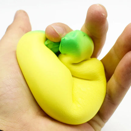 Anti-stress Squish Banana Toys Slow Rising Jumbo Squishy Fruit Squeeze Toy Funny Stress Reliever AntiStress Reduce Pressure Gift