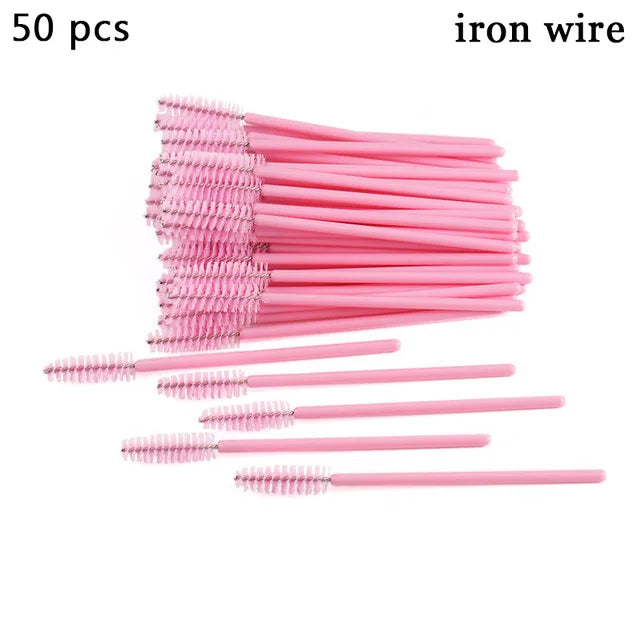 Disposable Eyebrow Mascara Brush 50pcs / Brosse Sourcils Mascara Jetable