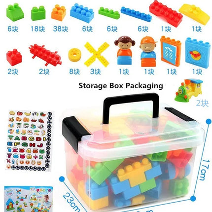 Hot toy toys For kids Inserting and assembling Large particle Building Blocks educational toys DIY Constructor toys For children