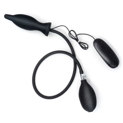 Inflatable Silicone Penis/Ball Gag Oral Dildo Open Mouth Plug Expandable Pump Big Anal Butt Plug Vibrator BDSM Flirt Sex Tools