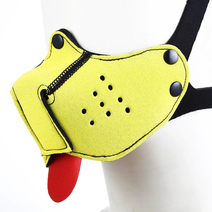 20 Styles Neoprene Puppy Play Dog Hood Mask,Bdsm Bondage Slave Pet Roleplay Party Pup Mask,Removable Muzzle,Couple Flirt Sex Toy
