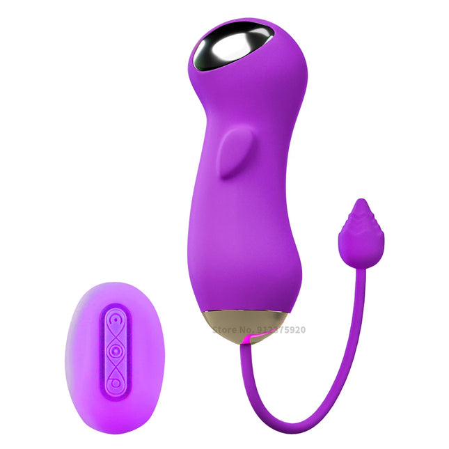 Remote Control Kegel Electric Shock Vaginal Balls for Women Clit Stimulation Vibrator Sex Toy Female Masturbation Vibrating Egg