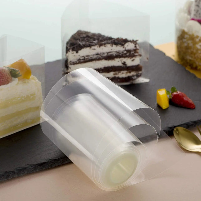 8/10/12/15/20CM Cake Collar Transparent Mousse Cake Roll DIY Acetate Sheet Surrounding Edge Clear Cake Strip for Baking Decorate